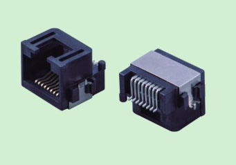 RJ45插座TAB DOWN反向沉板5.5 SMT貼板網(wǎng)絡(luò)連接器廠家直銷