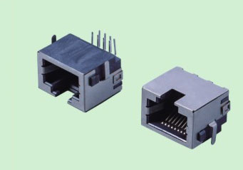 專業(yè)供應供RJ45 TAB UP沉板1.8 DIP插板屏蔽殼網(wǎng)絡插座