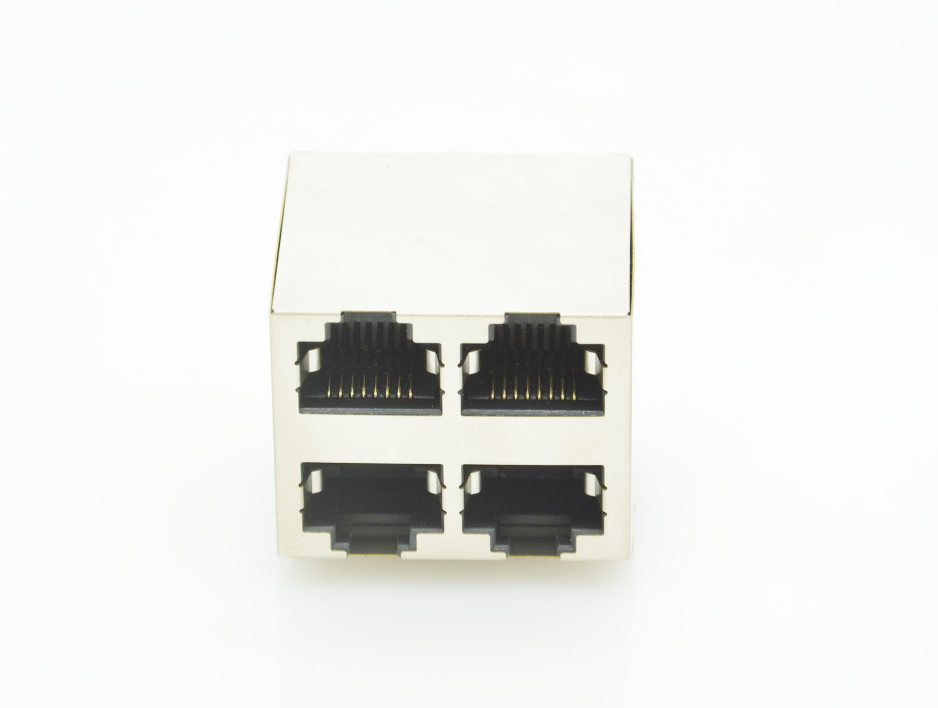 RJ45 2X2小體積 屏蔽帶彈 無燈