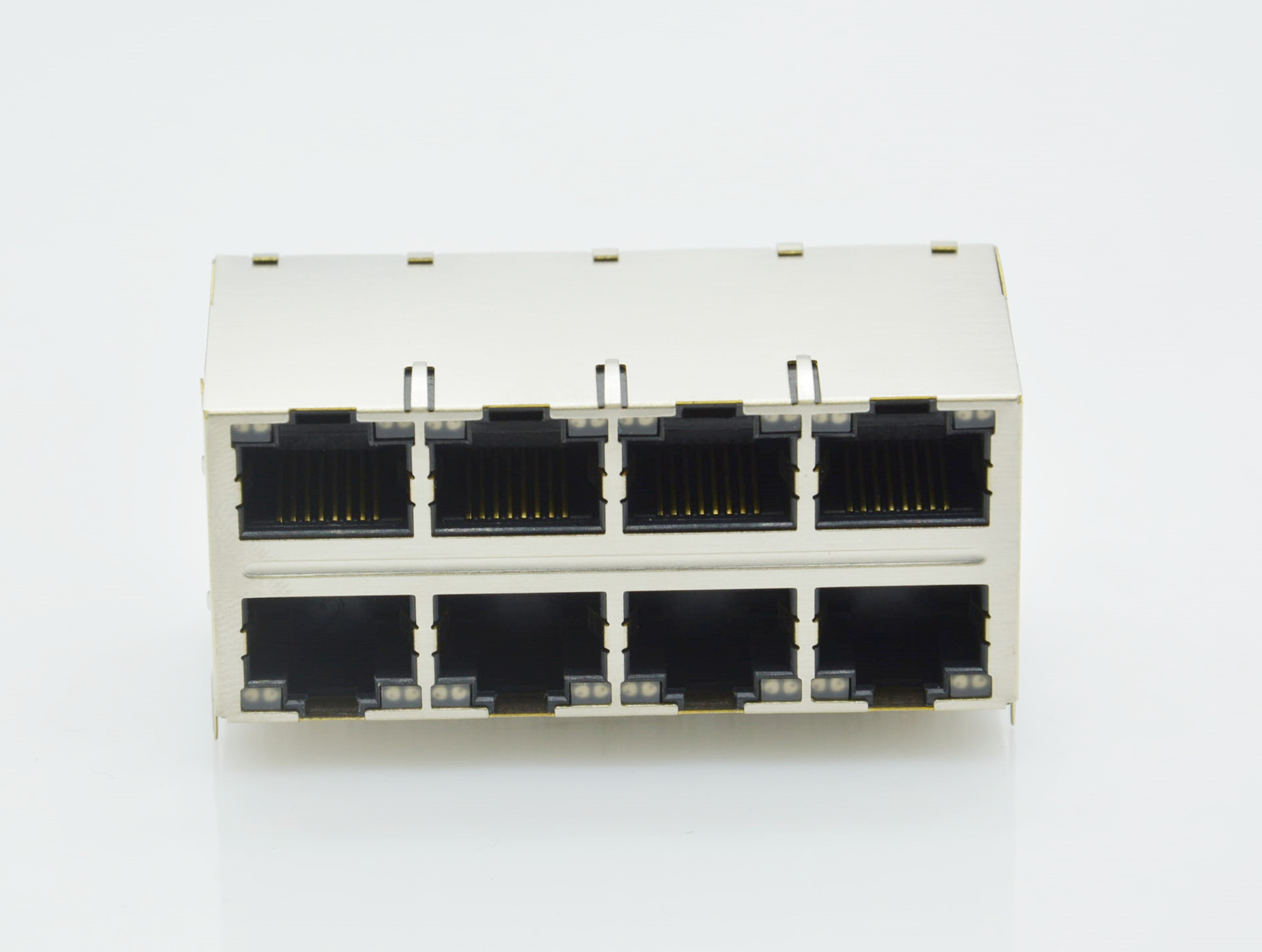 RJ45 2X4百兆帶燈