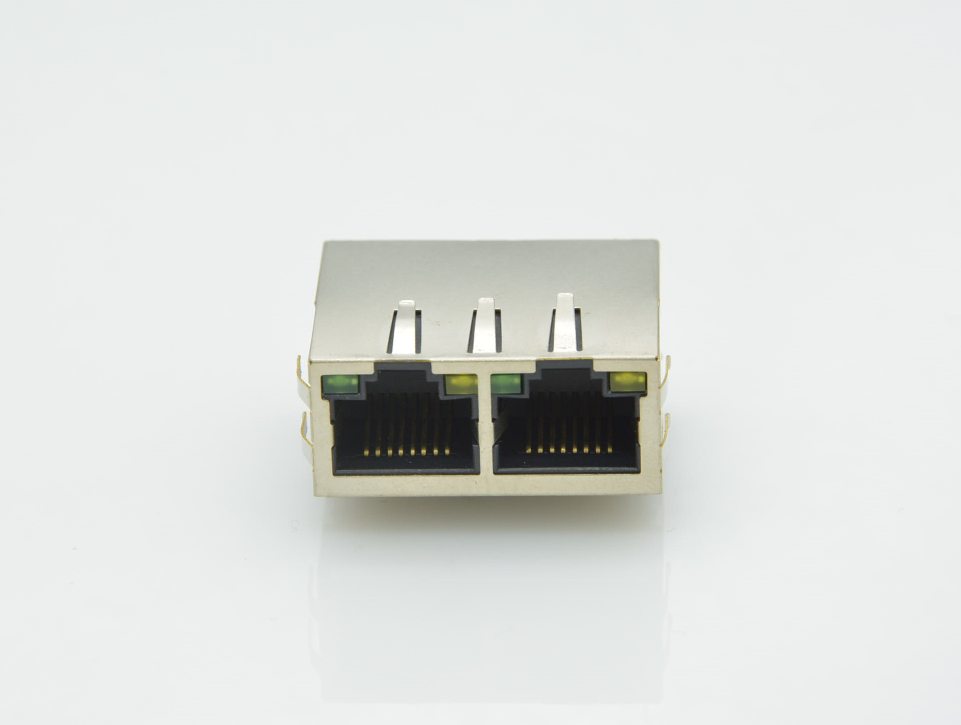 RJ45,1X2,帶變壓器帶燈長25.4mm